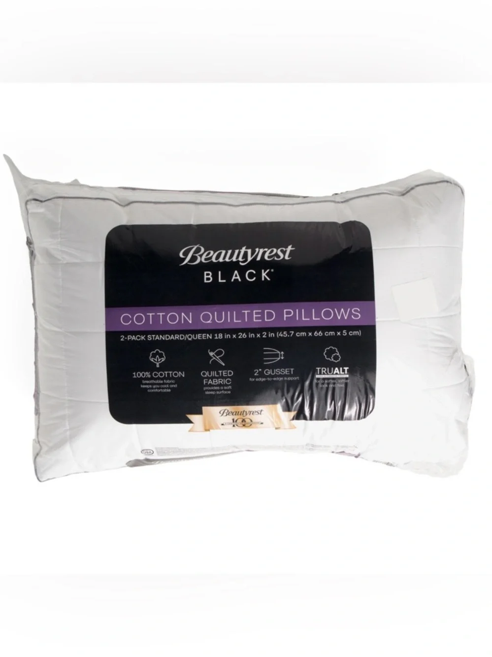 🎉LAST CHANCE🎉BEAUTYREST BLACK 2pk Luxurious Down Alternative Pillows